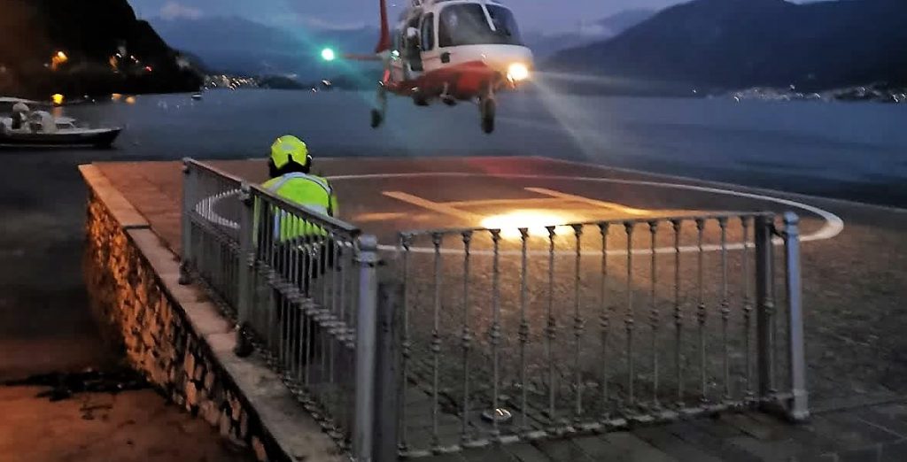Donna tedesca recuperata in elicottero: si era persa sui monti sopra Argegno