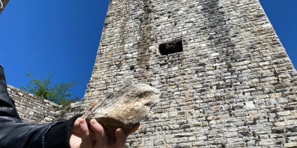 Pietra precipita dalla Torre di San Vitale su un furgone del mercato: paura e mobilitazione in centro città