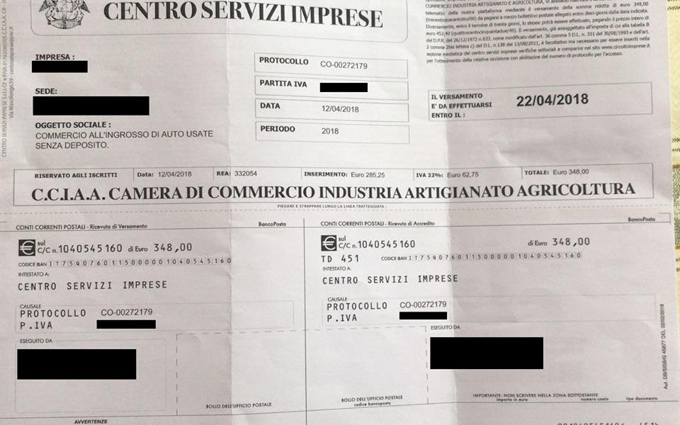 Confesercenti: “Bollettini ingannevoli, non è obbligatorio pagare”