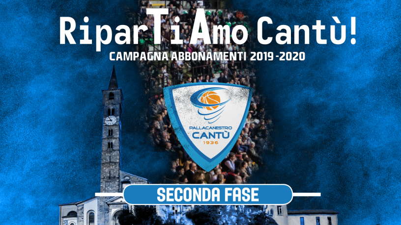 Cantù, ultima settimana di abbonamenti con il supersconto per l’Acqua S.Bernardo