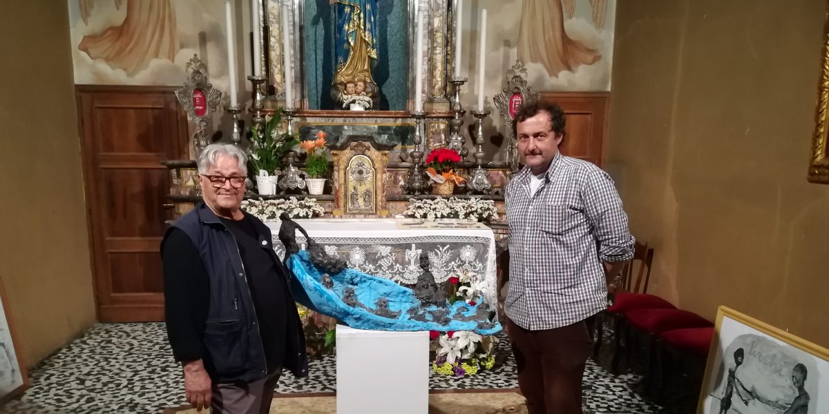 Mostra d’arte sui migranti nella chiesa di Rebbio