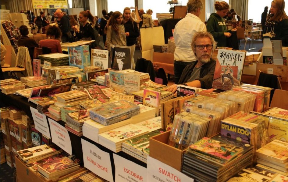 I disegnatori comaschi Villa e Piccinelli alla Fiera del fumetto di Lugano