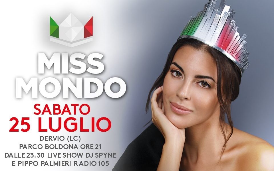 Finale regionale di Miss Mondo sul Lago di Como
