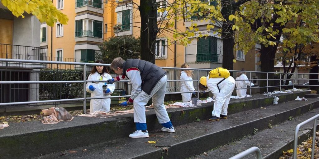 “Per Como pulita” salva dal degrado i giardini di via Anzani
