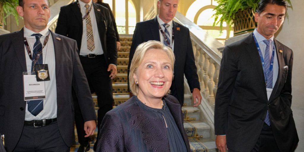 L’ex first lady Hillary Clinton e il Lago di Como: «I love it»