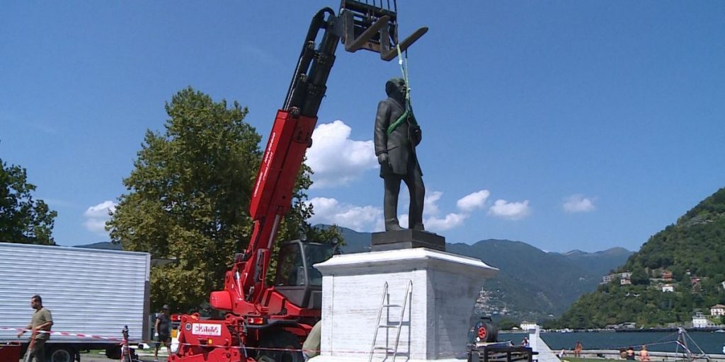 La statua “mysteriosa” del Tempio Voltiano