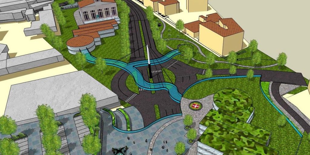 Nuova Ticosa, c’è un sovrappasso con la forma del Lario, le immagini