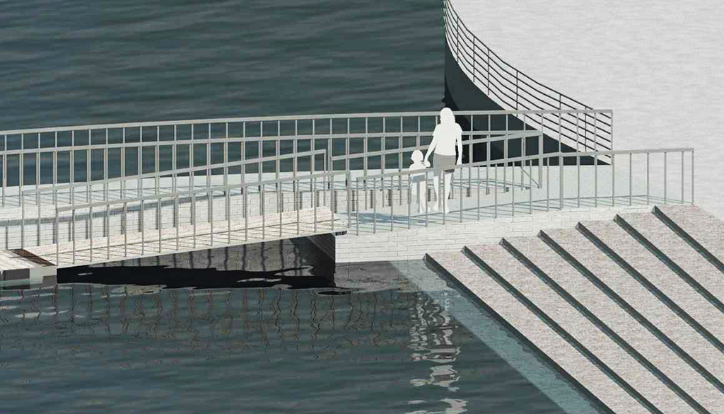 A Sant’Agostino anche un pontile galleggiante
