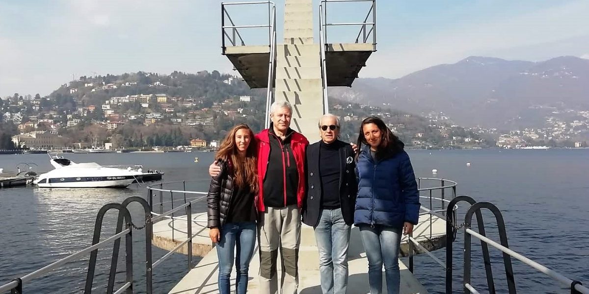 Noseda e Pelacchi pronte per le Fiamme Rosse. Visita alla Lario del numero uno del gruppo sportivo dei vigili del fuoco