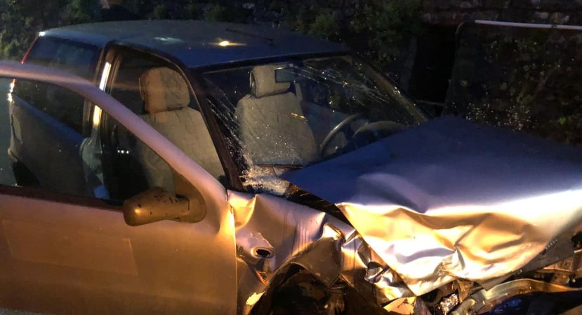 Incidente frontale a Brienno, In corso le operazioni di soccorso: Regina riaperta