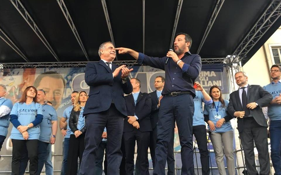 Matteo Salvini a Como: «Nuova vita per Ticosa e Lungolago. Più sicurezza sui treni»