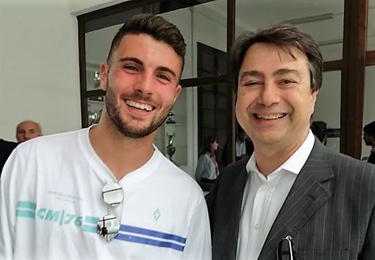 Como-Lecco sugli spalti. Tra il pubblico il  bomber del Milan  Cutrone. Massimo Nicastro pensa allo stadio